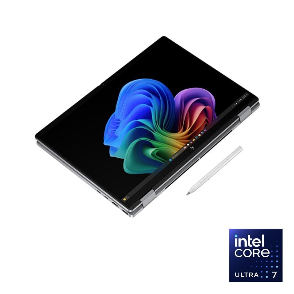HP OmniBook X Flip NG AI PC 14-fm0011ne Laptop - Intel® Core™ Ultra 7-258V - 32GB - 1TB SSD - Intel® Arc™ 140V - 14" 3K OLED Touch 120Hz - Win11- Meteor Silver