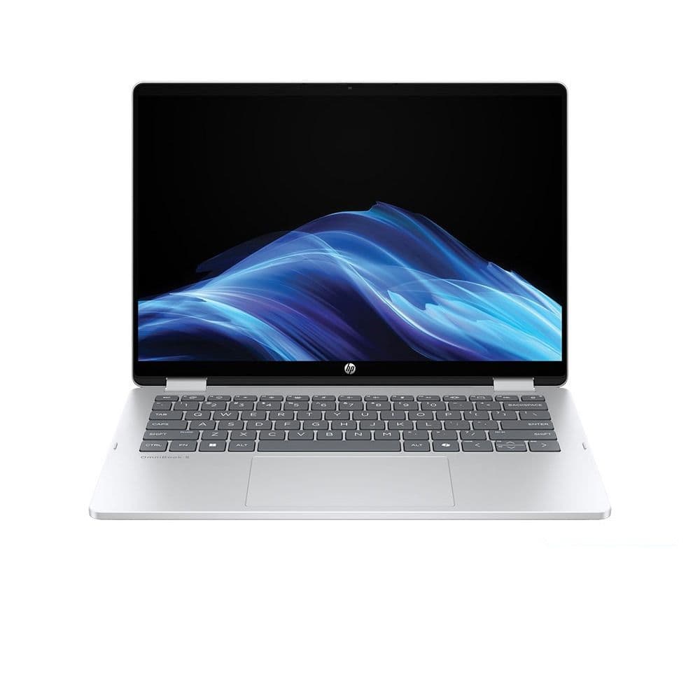 HP OmniBook 3 14-ha0000ne Laptop - AMD Ryzen™ AI 5-330 - 16GB - 512GB SSD - AMD Radeon™ 820M Graphics - 14.0" FHD - Win11 - Glacier Silver
