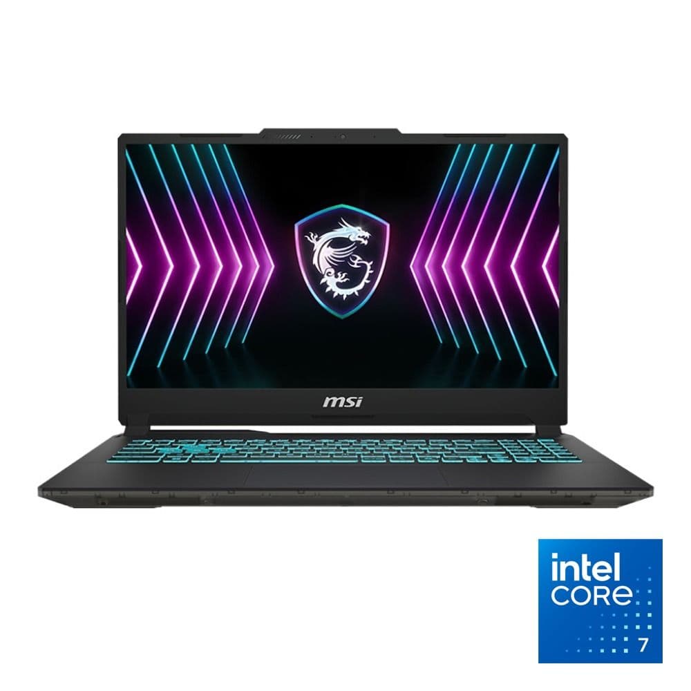 MSI Cyborg 15 A2RUDX Laptop - Intel® Core™ 7-240H - 16GB - 512GB SSD - NVIDIA® GeForce RTX™ 3050 6GB - 15.6" FHD 144Hz - Win11 -  Translucent Black
