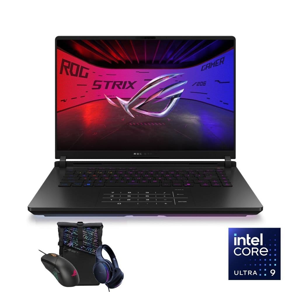 ASUS ROG Strix SCAR 18 G835LX-AI464W Laptop - Intel® Core™ Ultra 9-275HX - 64GB - 4TB SSD - NVIDIA® GeForce RTX™ 5090 24GB - 18" 2.5K Mini LED 240Hz - Win11 - Off Black