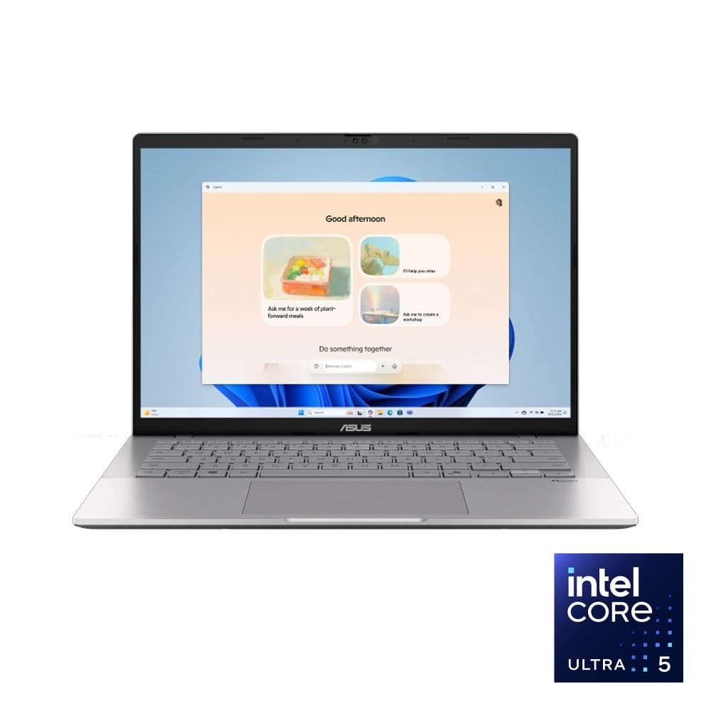 ASUS Vivobook S14 S3407CA-LY065W Laptop - Intel® Core™ Ultra 5-225H - 16GB - 512GB SSD - Intel® Graphics - 14" WUXGA 60Hz - Win11 - Silver