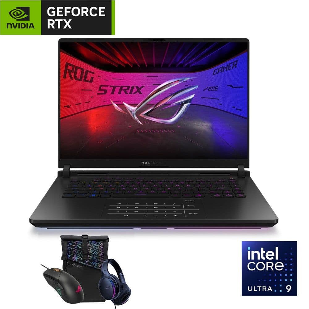 ASUS ROG Strix SCAR 18 G835LR-AI3201W Laptop - NVIDIA® GeForce RTX™ 5070 Ti 12GB - Intel® Core™ Ultra 9-275HX - 32GB - 1TB SSD - 18" 2.5K 240Hz - Win11 - Off Black