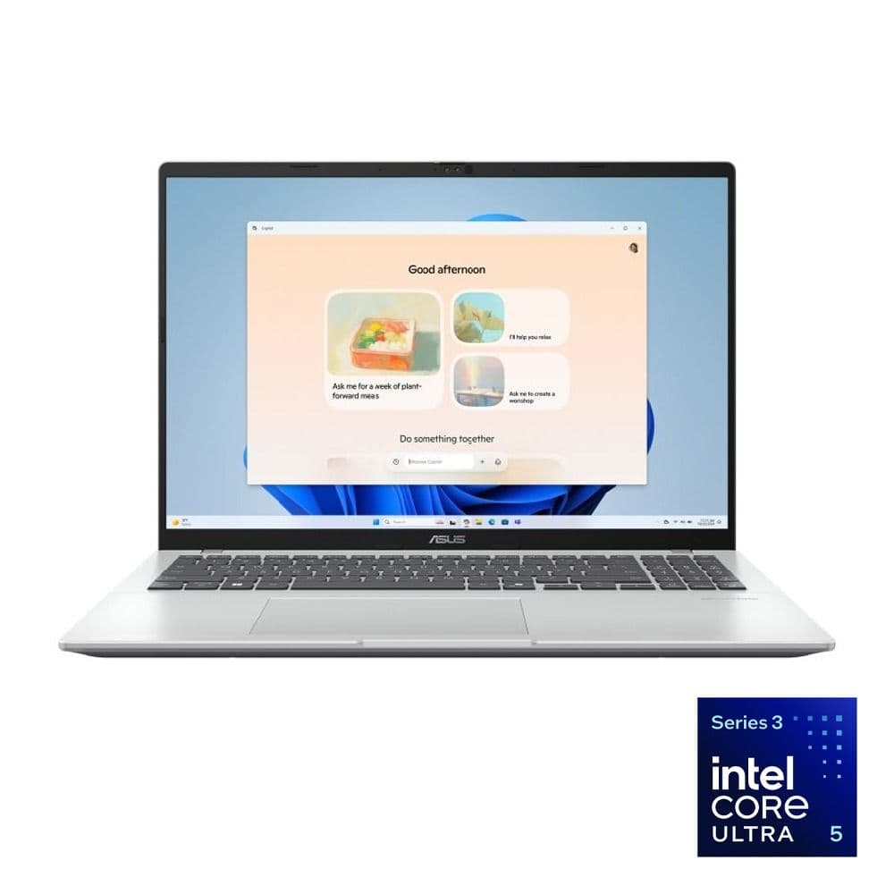 ASUS Vivobook 16 X1607AA-MB155W Laptop - Intel® Core™ Ultra 5-325 - 16GB - 512GB SSD - Intel® Graphics - 16'' WUXGA 60Hz - Win11 - Cool silver