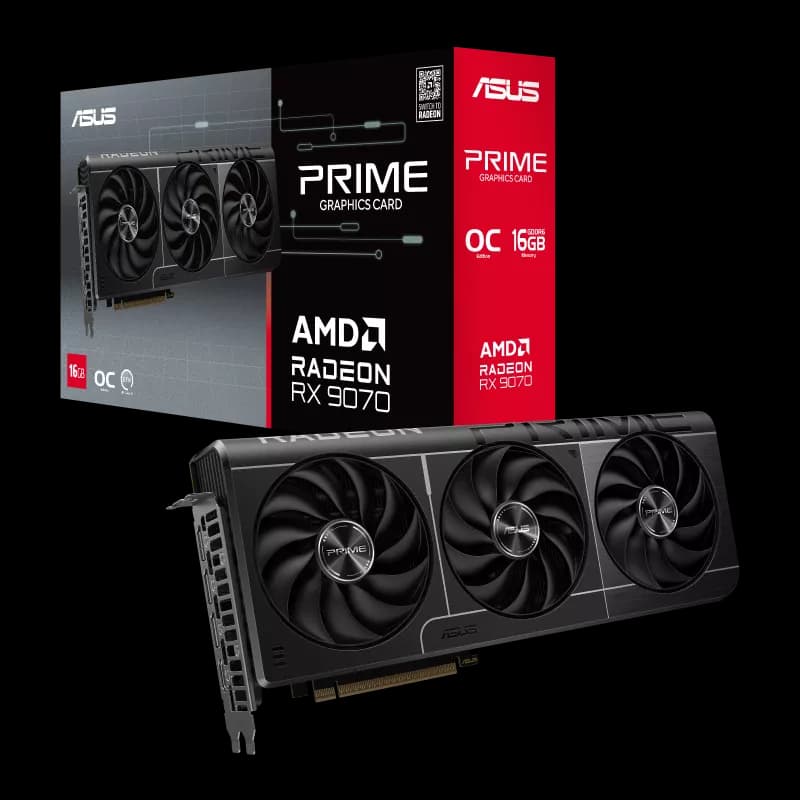 ASUS  RTX 9070 16GB GDDR6 OC Edition Prime Radeon