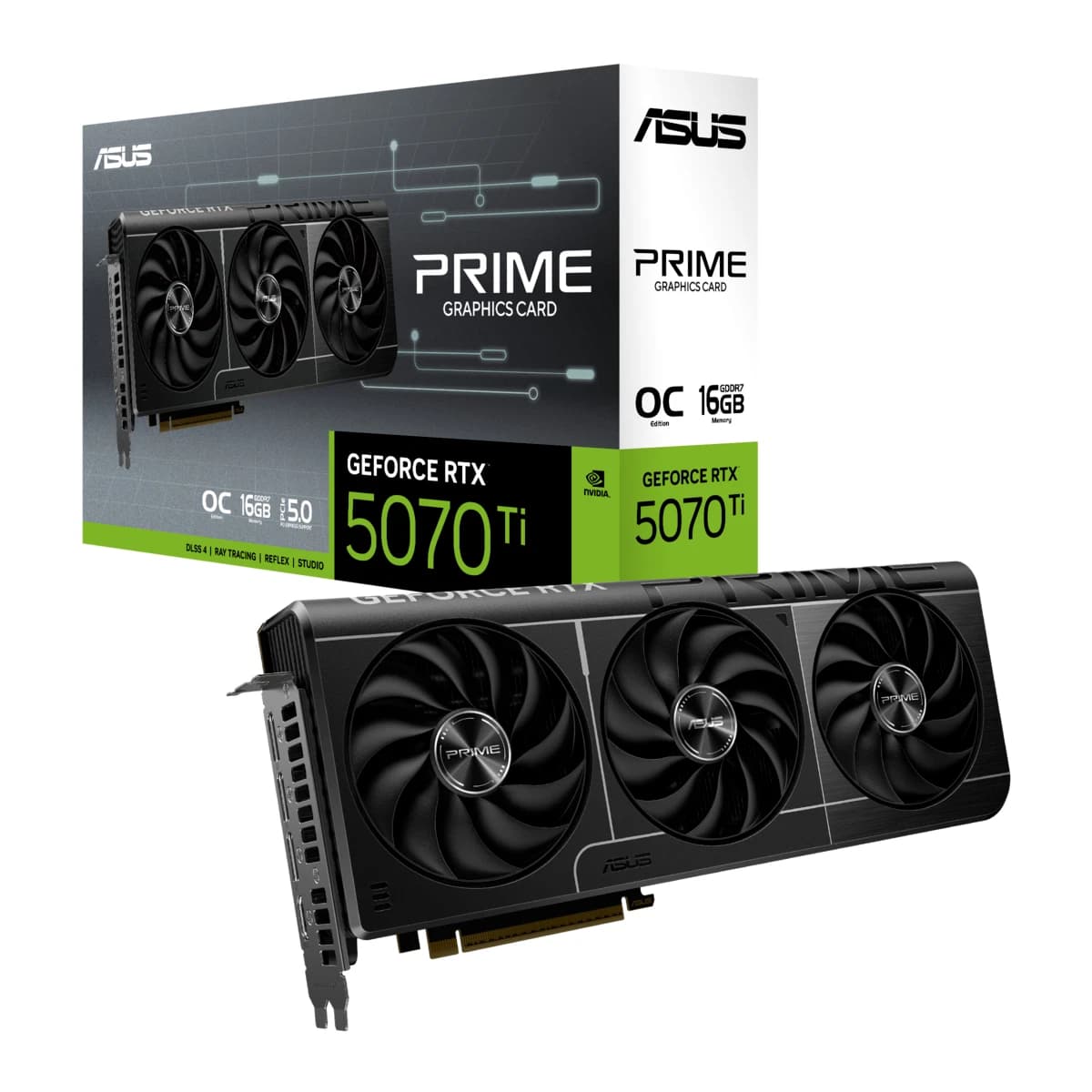 ASUS  RTX 5070 Ti 16GB GDDR7 OC Edition PRIME GeForce