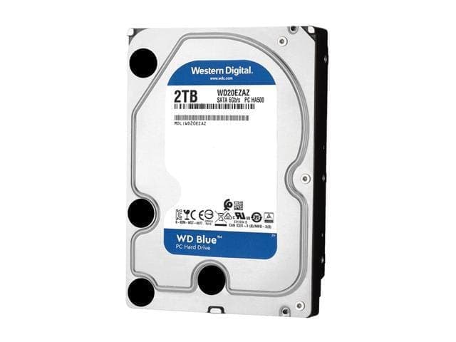 Western Digital 2TB Blue 3.5″ 5400RPM SATA Hard Drive WD20EZAZ