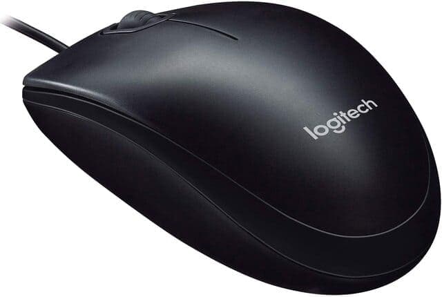 Logitech M90 USB Wired Mouse Black