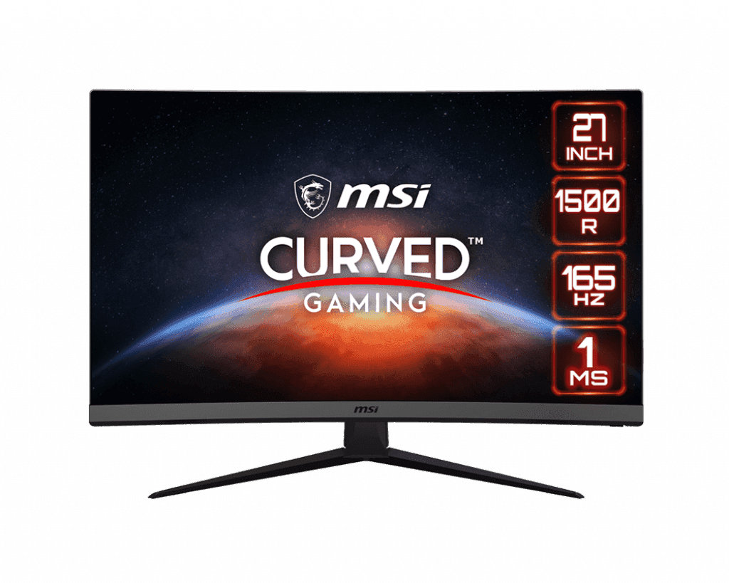 شاشة ام اس اي Optix G27C7 منحنية للجيمنج - 1920 x 1080 (FHD) - 27 بوصة - VA - 1ms - 165Hz - مضادة للتوهج - أسود