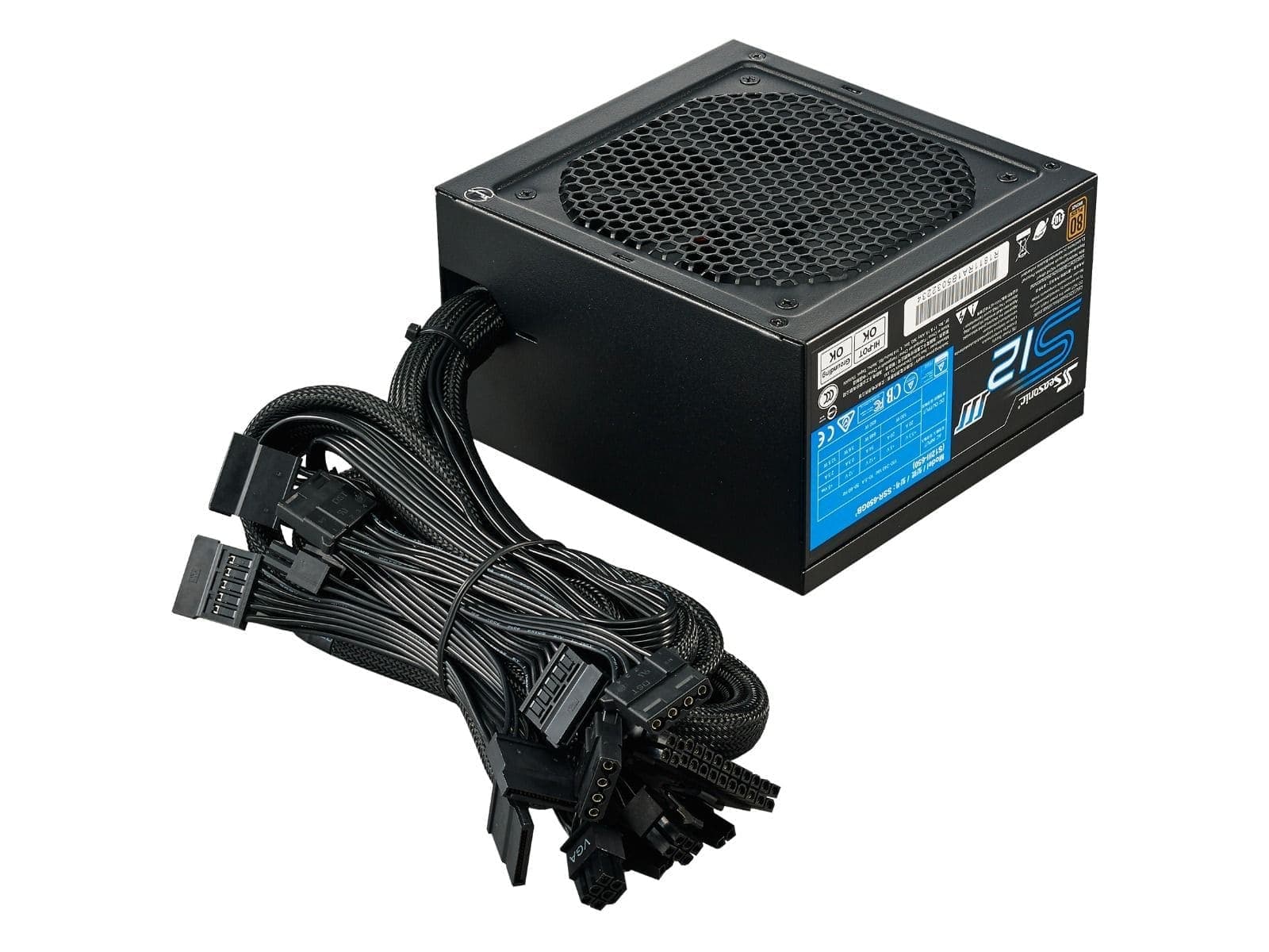 Seasonic S12III 550 SSR-550GB3 550W 80 Plus Bronze; ATX 12V & EPS 12V Direct Cable Wire Output Smart & Silent Fan Control 105 °C Japanese Capacitor Power Supply