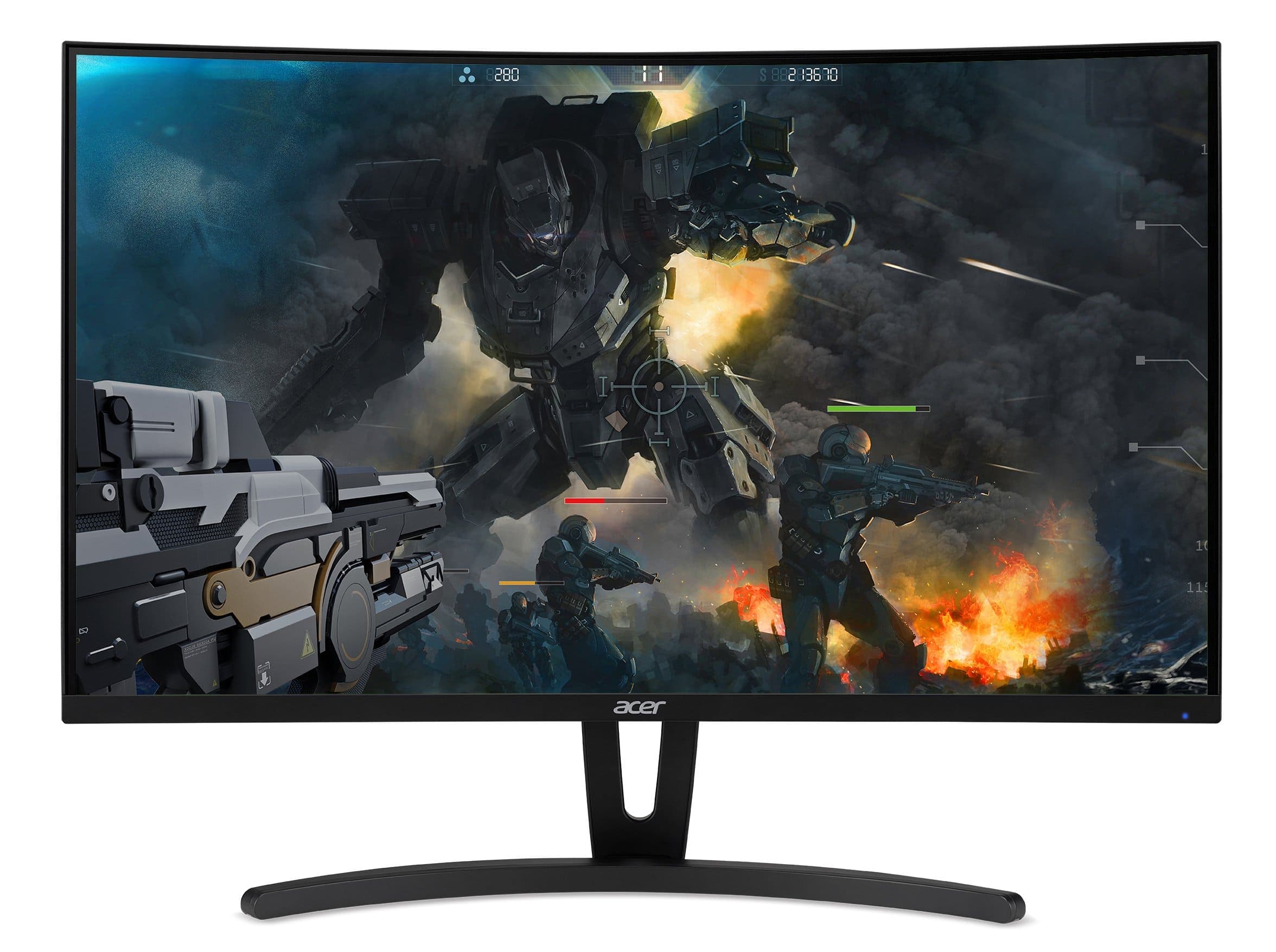 Acer ED273 Pbmiipx 27″ FHD 1920 x 1080 VA 1500R Curved Gaming Monitor | AMD FreeSync Premium | 165Hz Refresh Rate | 1ms (VRB) | ZeroFrame Design | 1 x Display Port 1.4 & 2 x HDMI 2.0 Ports