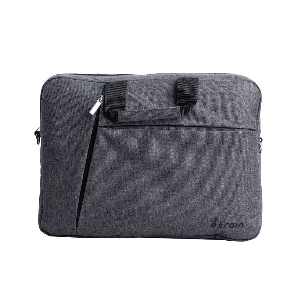 E-train (BG11A) Laptop Messenger Shoulder Bag up to 15.6″ – Gray