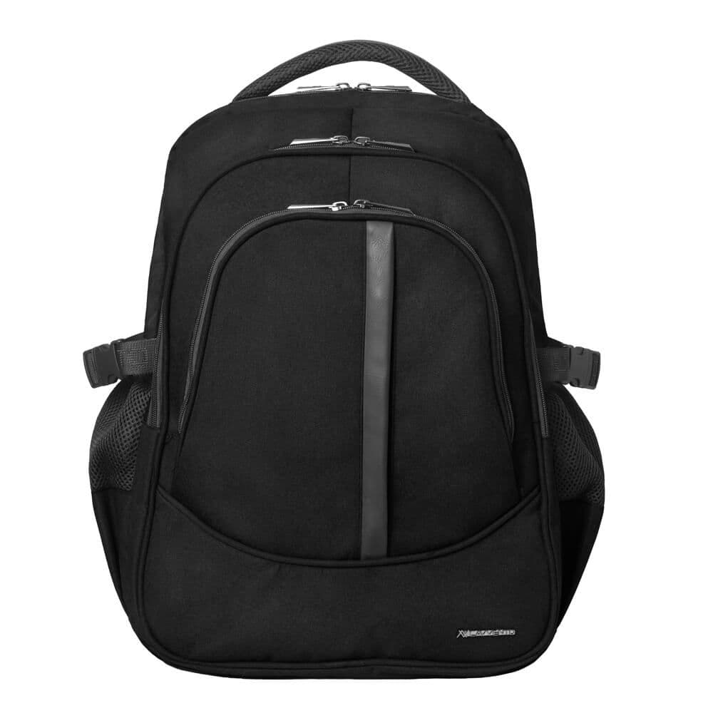 L’AVVENTO BG74B Backpack fit with Laptops up to 15.6″, Material Nylon +PU, Black