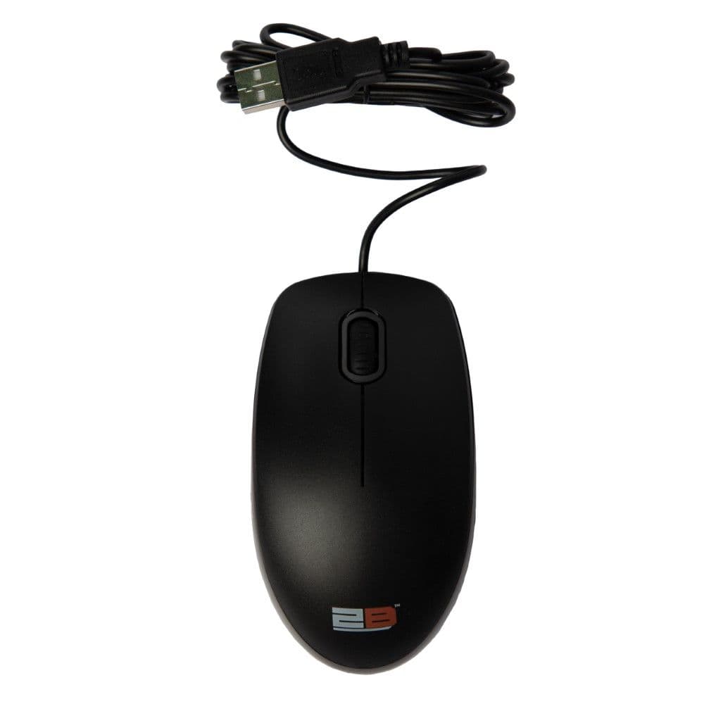 2B (MO663) Business Series Wired Mouse – 2M – Black