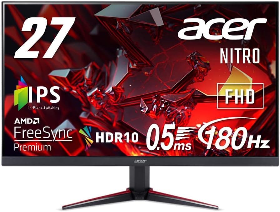 Acer Nitro VG270M3bmiipx 27″ IPS Full HD 180Hz 0.5ms Speaker AMD FreeSync Premium HDR10 Gaming Monitor