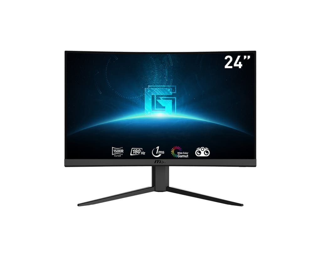 MSI G24C4 E2 23.6″ FHD VA Curved 180Hz 1ms(MPRT) Adaptive Sync Gaming Monitor