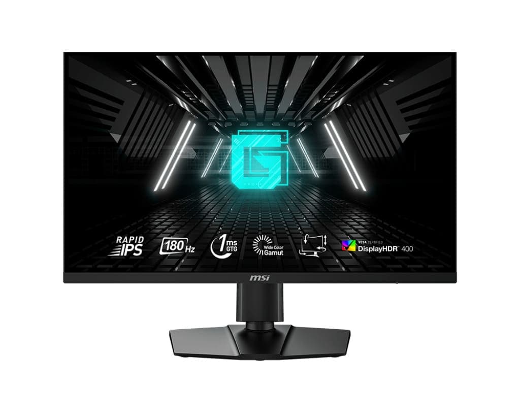 شاشة جيمنج ام اس اي G274QPF E2 مقاس 27 بوصة بدقة 2K QHD، لوحة Rapid IPS، تردد 180Hz، استجابة 1ms، تدعم HDR400 و Adaptive Sync، حامل قابل للتعديل