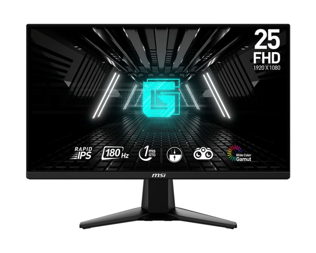 MSI G255F 24.5″ FHD Rapid IPS 180Hz 1ms(GtG) AMD FreeSync Gaming Monitor