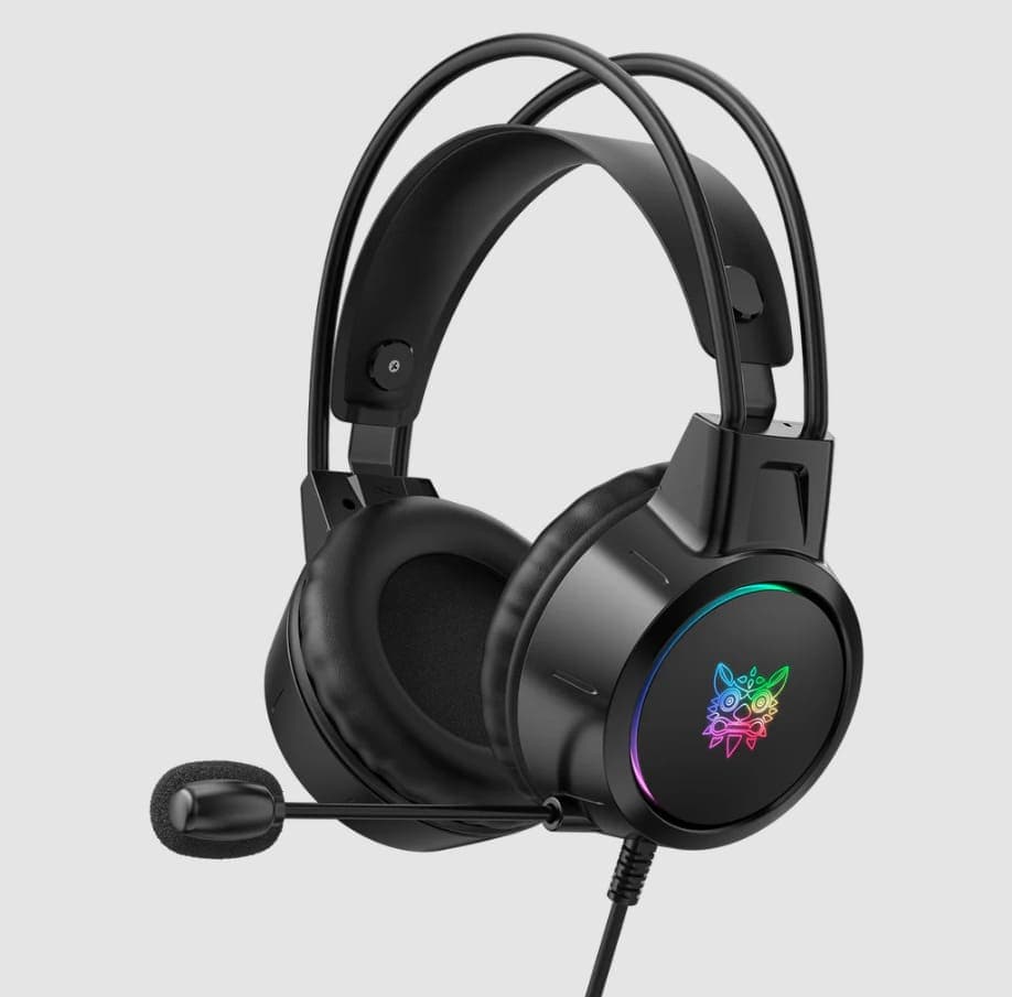 ONIKUMA X15 PRO RGB Light Double-Head Beam Noise Cancelling Microphone Gaming Headphones with microphone 3.5 mm wired headset for PC XBOX PS4