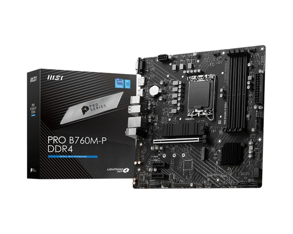 MSI PRO B760M-P DDR4 Motherboard