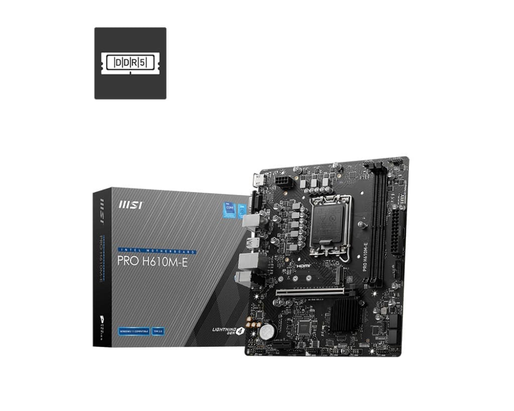 MSI PRO H610M-E DDR5 Motherboard