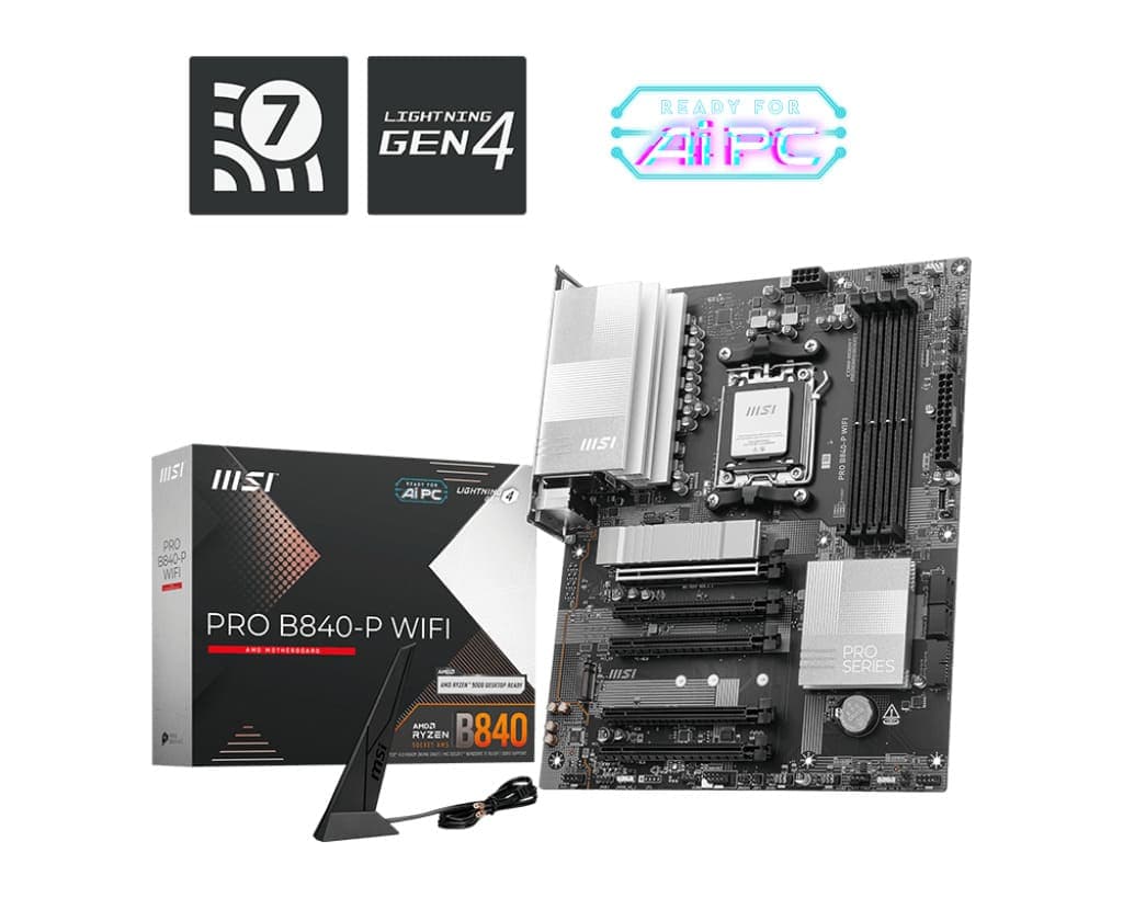 MSI PRO B840-P WIFI AMD AM5 Motherboard