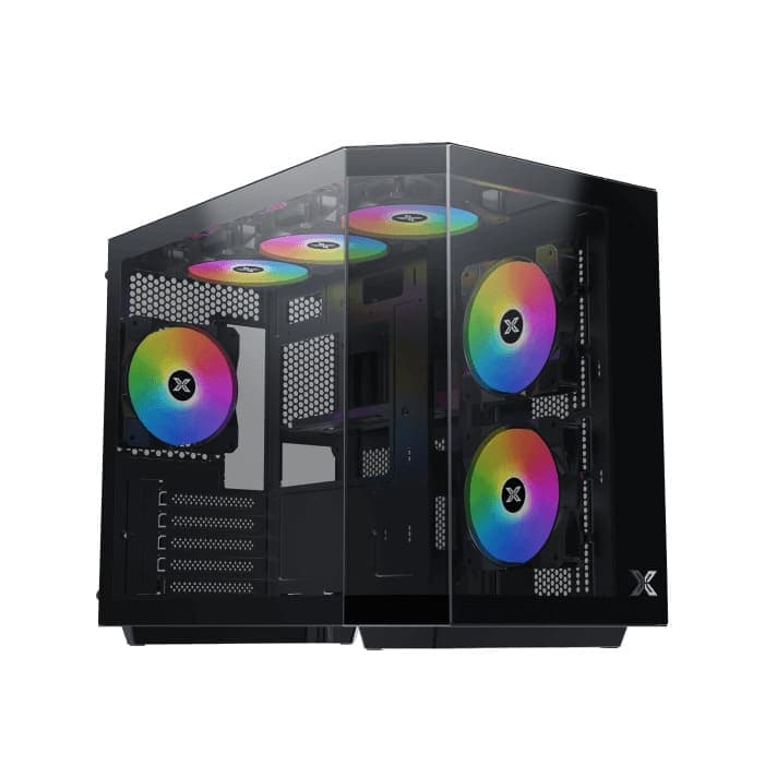 Xigmatek Cubi M 3ARGB Fan+X-Power 600W 80 Plus Mid Tower Case