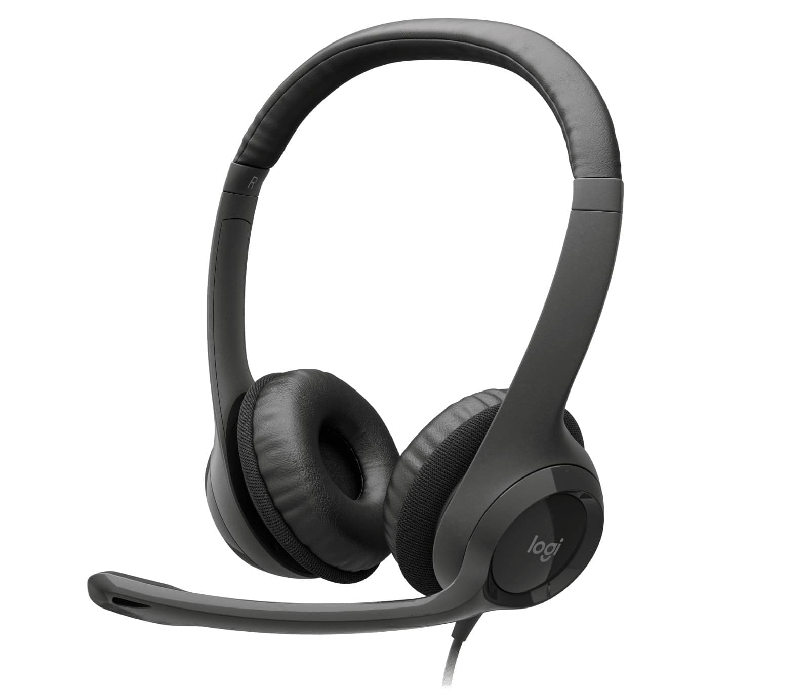 Logitech H390 Headset USB-C With Noise Cancelling Black