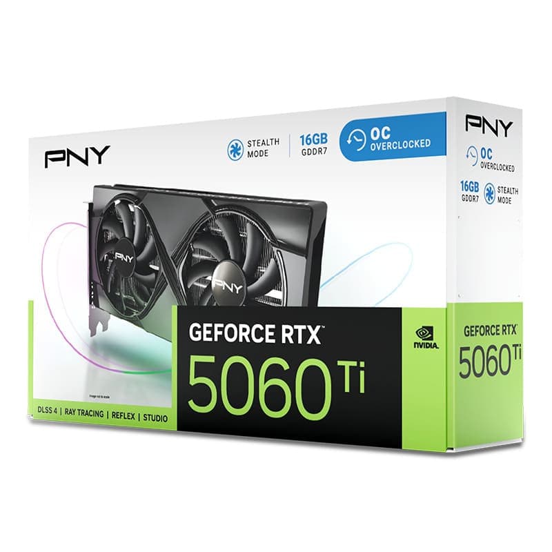 PNY RTX 5060 Ti OC 16GB GDDR7 Dual Fan