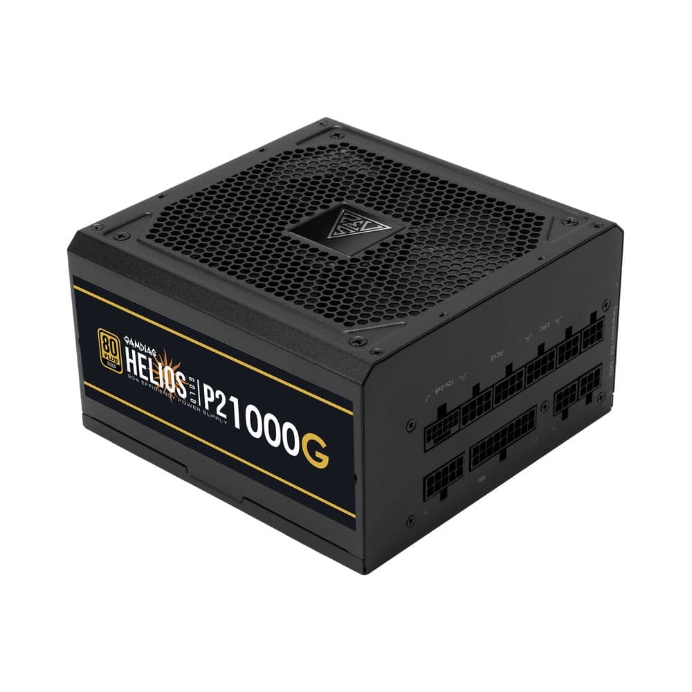Gamdias Helios P2-1000G PCIE 5 Gaming Power Supply – ATX 3.1 & PCIE 5.1 Ready – Full Modular – 80 Plus Gold Certified 1000W – ATX PSU
