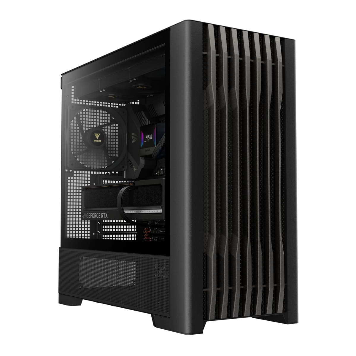 Gamdias ATHENA P3 Black 4 Fan Mid-Tower Case