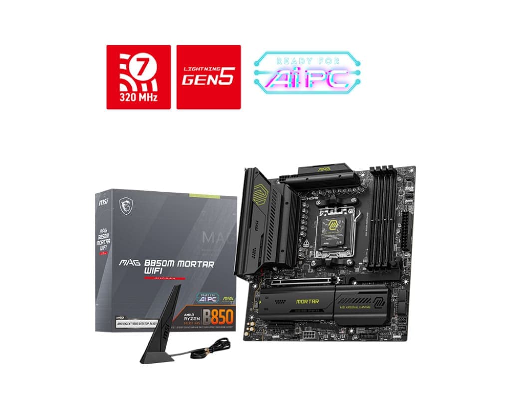 MSI MAG B850M MORTAR WIFI AMD AM5 Motherboard