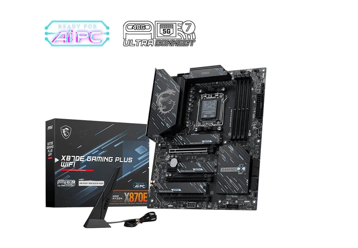 MSI X870E GAMING PLUS WIFI AMD AM5 Motherboard