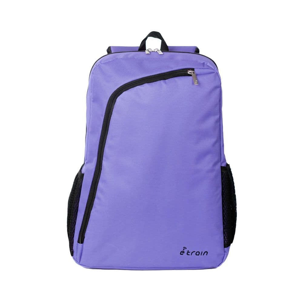 E-train (BG02U) Backpack Bag Fit Up to 15.6″ – Purple