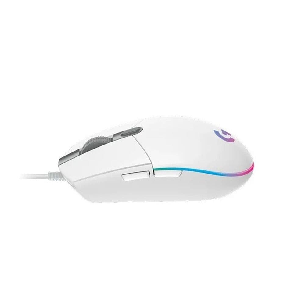 Logitech G102 LIGHTSYNC RGB 8000DPI 6 Button White Gaming Mouse