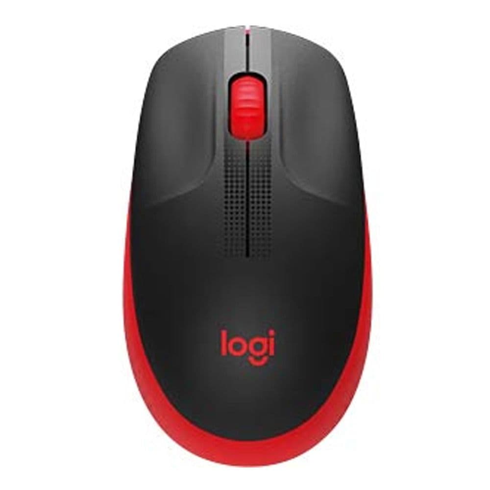 Logitech M190 Full-Size Wireless Mouse Red