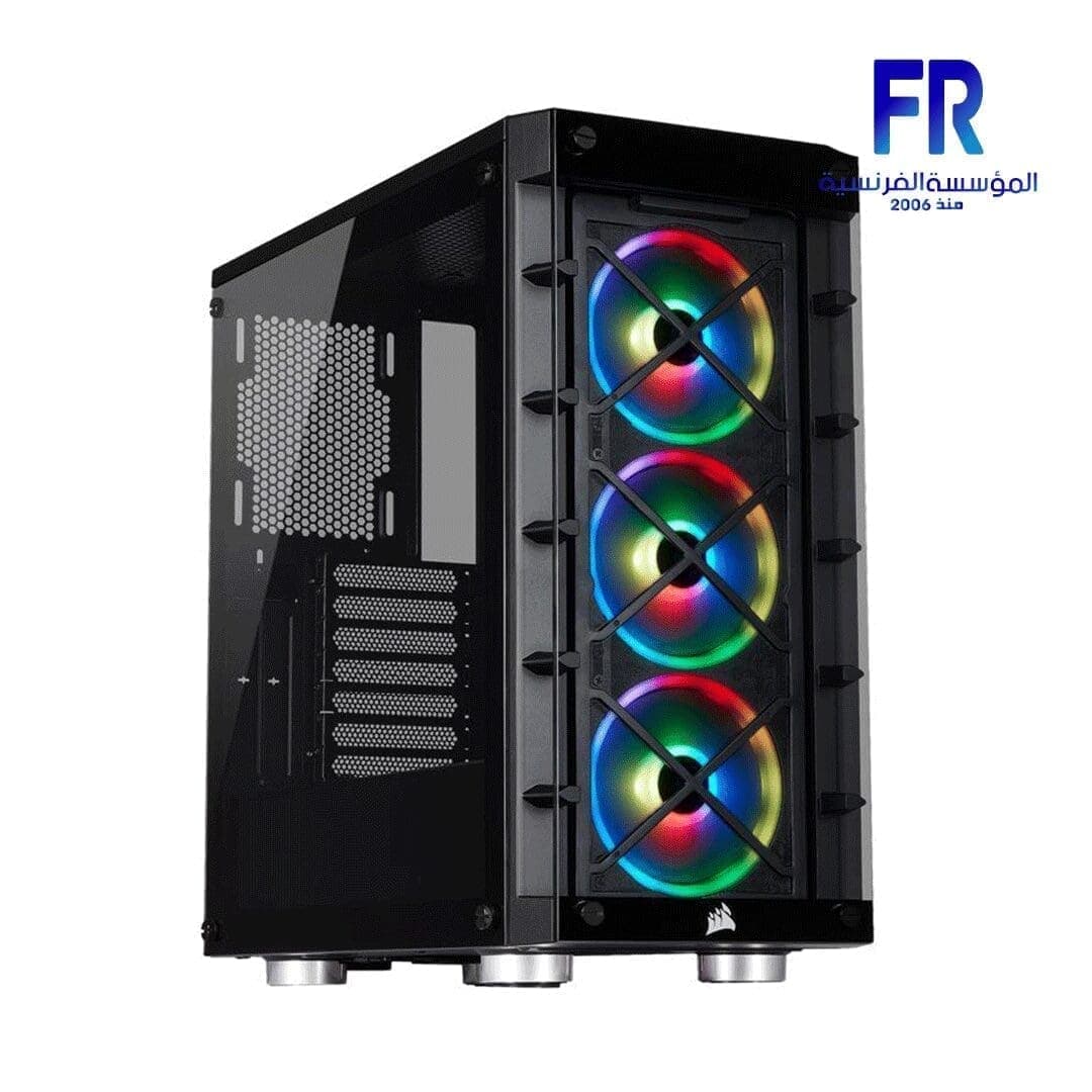Corsair Crystal Icue 465X RGB Black Mid Tower Case