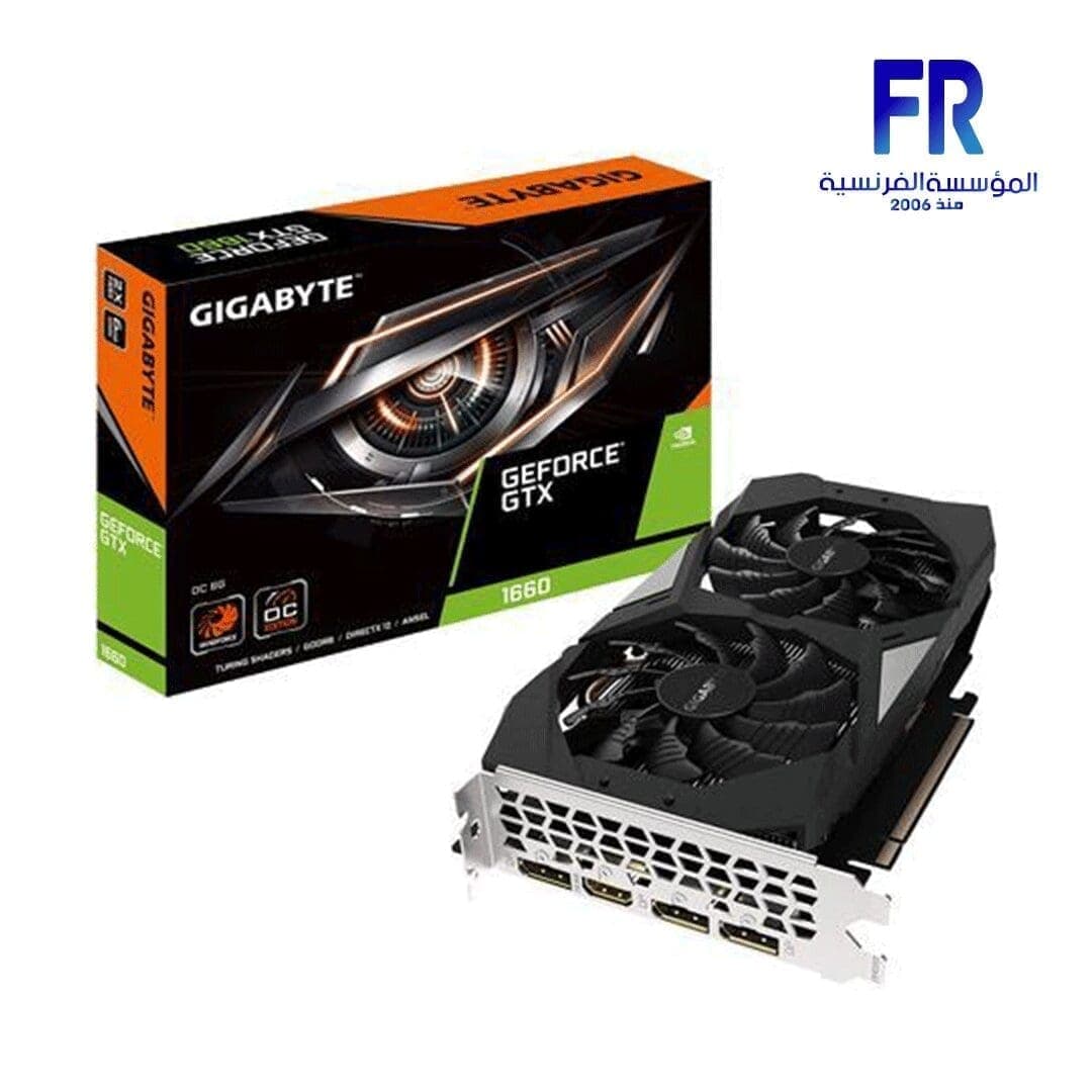 كرت شاشة جيجابايت GTX 1660 OC 6Gb