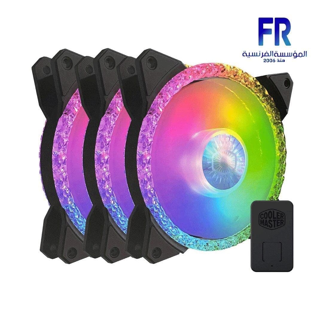 Cooler Master Prismatic Mf120 ARGB 3 Fans With Controller Fan