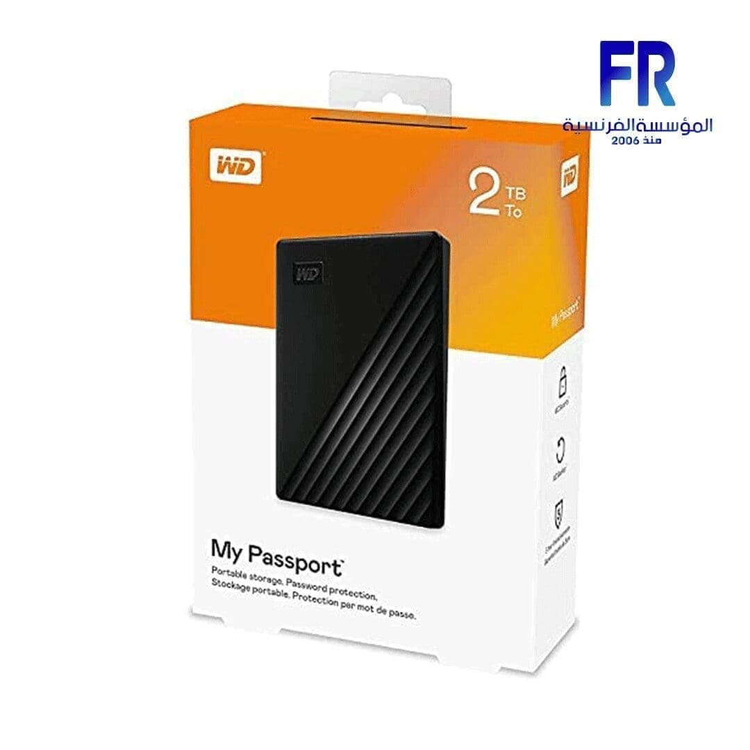 Wd My Passport 2Tb External Hard Drive