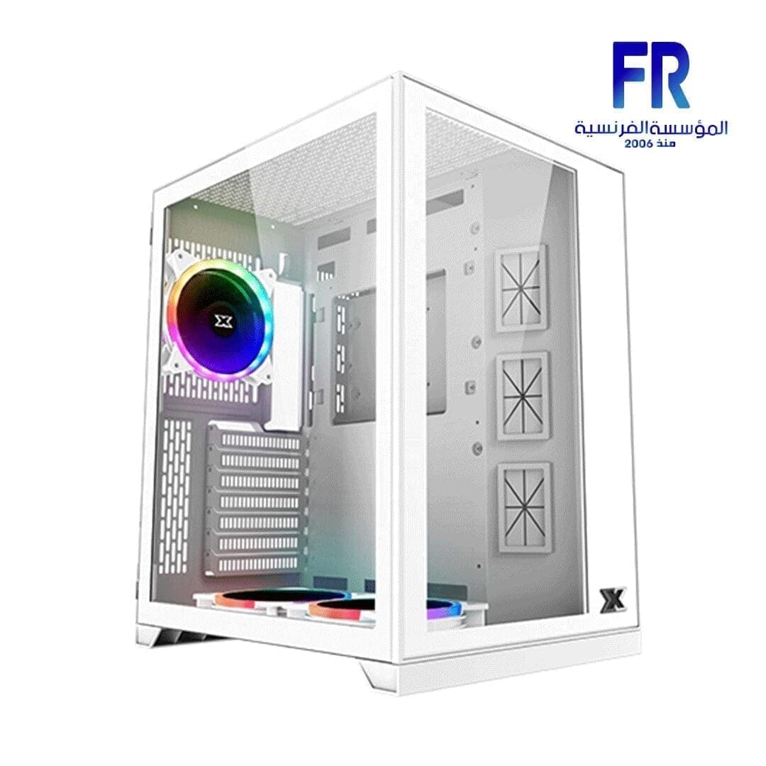 كيسة Xigmatek Aquarius S Arctic Argb ميد تاور - أبيض