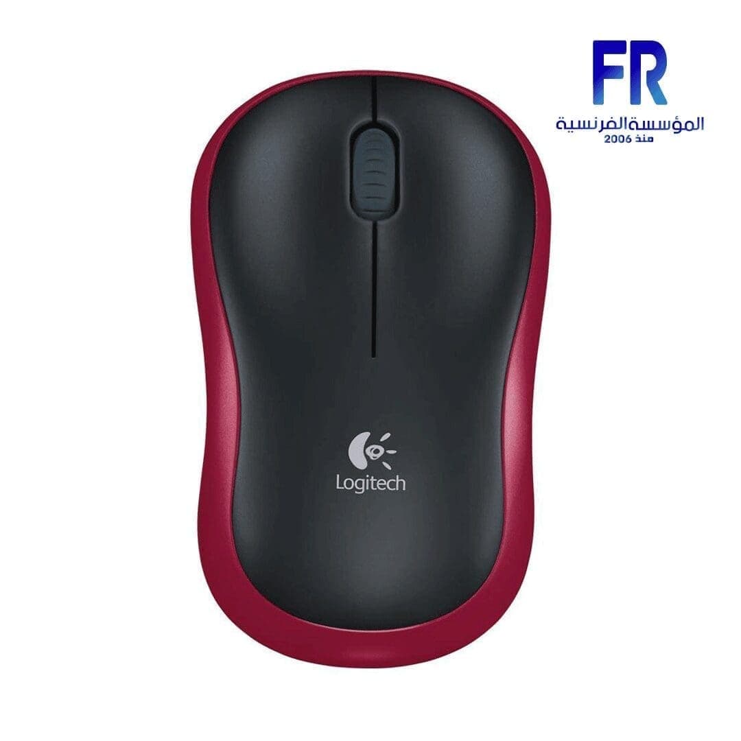 Logitech M185 Red Wireless Mouse