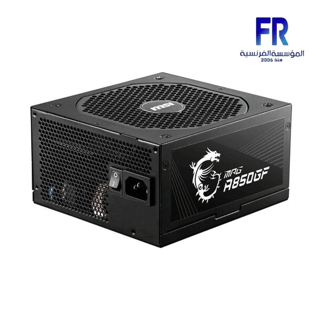 مزود طاقة ام اس اي Mpg A850Gf بقدرة 850W ذهبي بالكامل