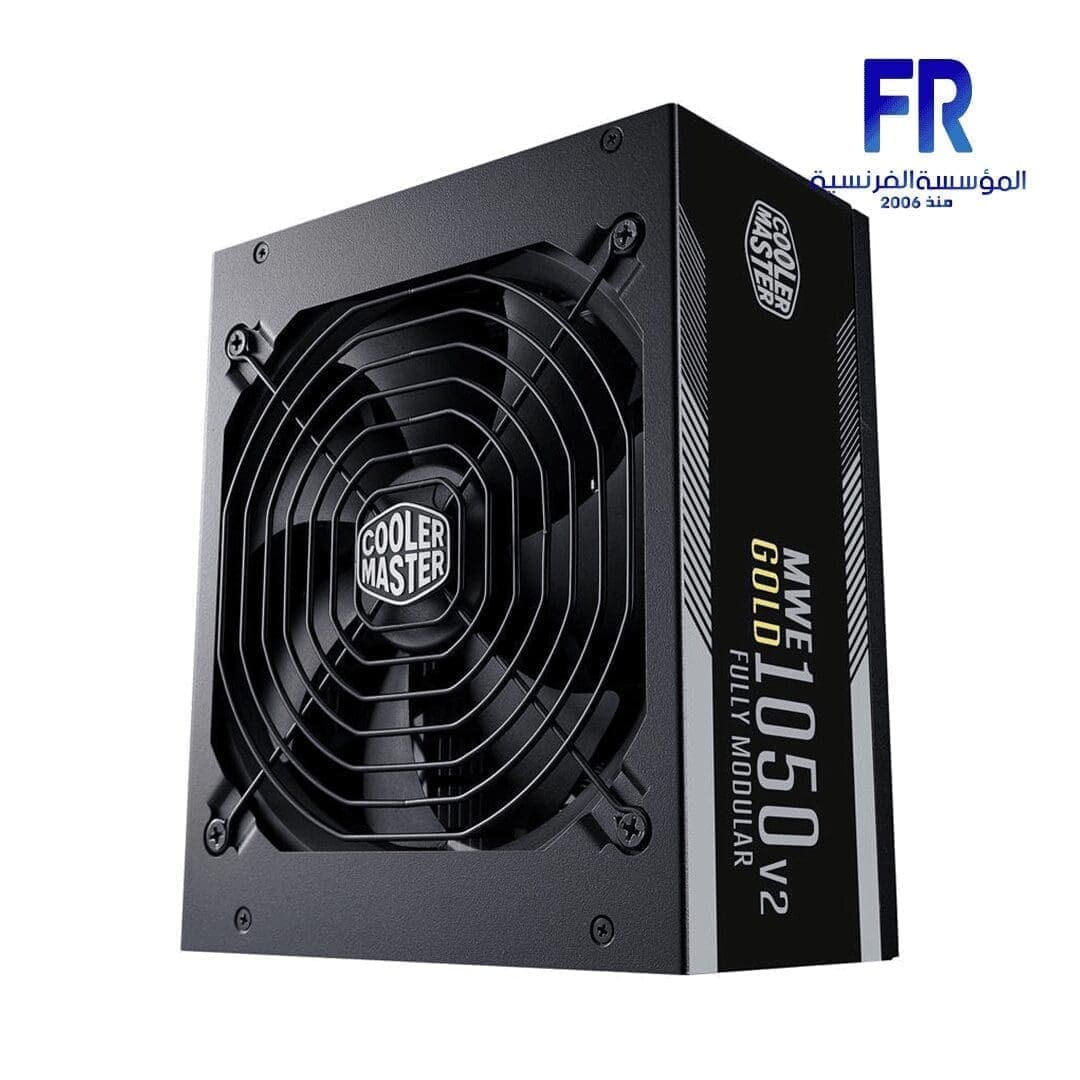 باور سبلاي كولر ماستر Mwe1050 V2 مع شهادة 80 Plus Gold وكابلات كاملة الفصل