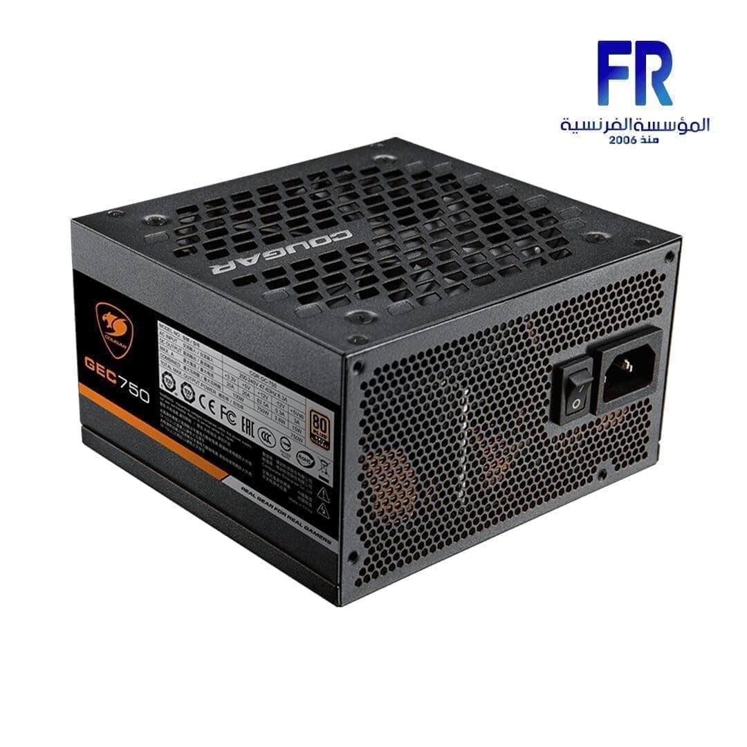 مزود طاقة كوجر Gec 750 حاصل على شهادة 80Plus Gold
