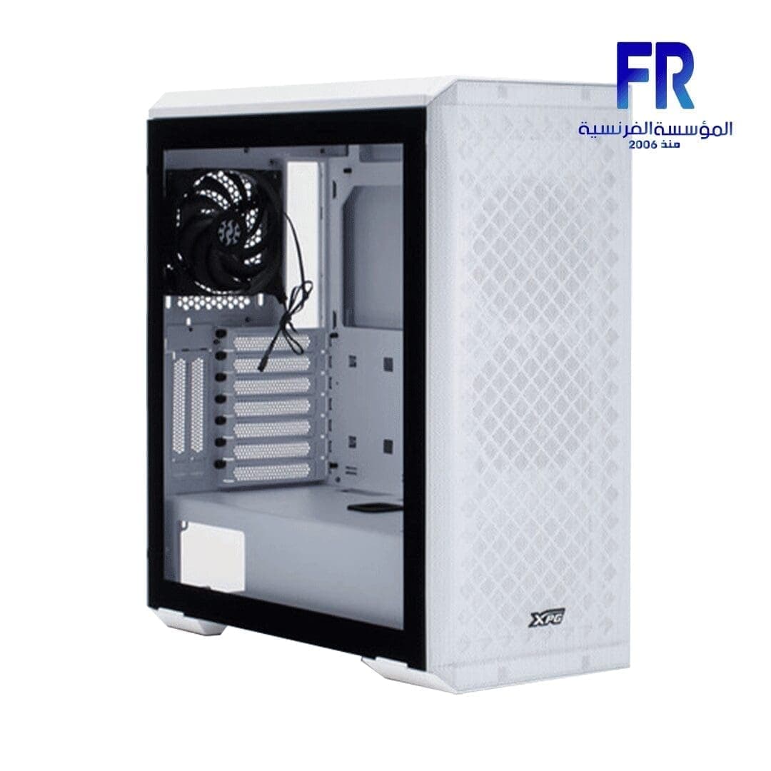 كيسة كمبيوتر XPG Defender Mid Tower - أبيض