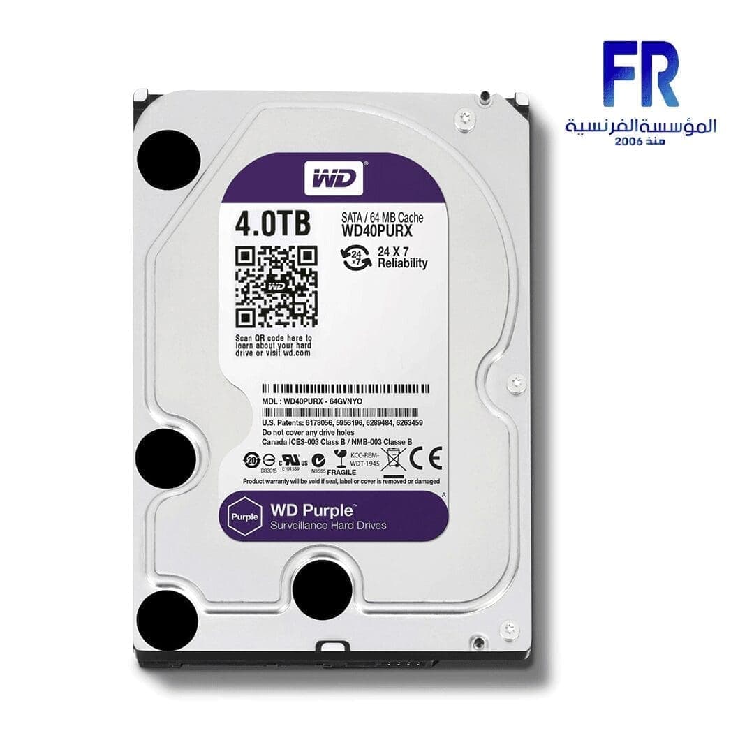 Wd Purple 4Tb Internal Desktop Hard Drive