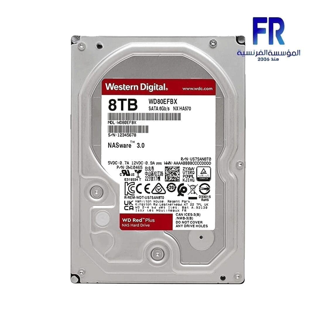 Wd Red 8Tb Plus Internal Desktop Hard Drive