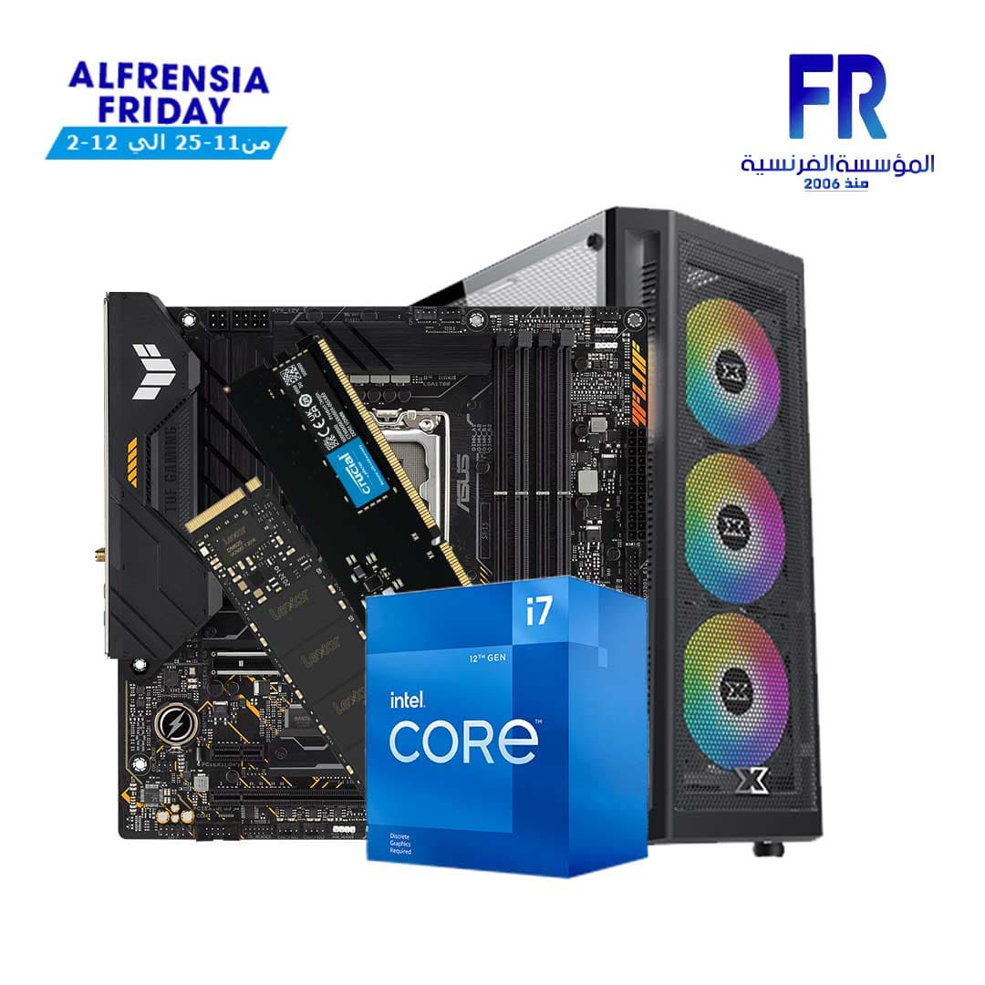 Alfrensia Friday Gaming I7-12700 B660M Plus Wifi 16Gb Ddr5 256Gb Nvme Ssd Master X Build