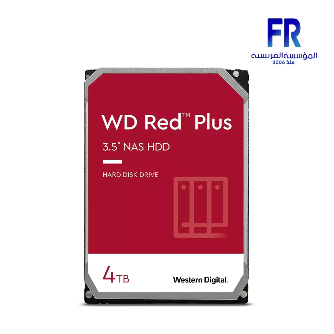 ويسترن ديجيتال Red Plus هارد ديسك داخلي NAS سعة 4TB