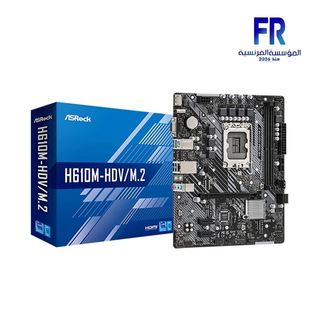 Asrock H610M-Hdv/M2 DDR4 Motherboard